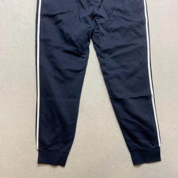 Adidas Jogger Womens XL Dark Blue Essentials Fleece 3-Stripes  Sweat Pants NWT - Picture 9 of 9